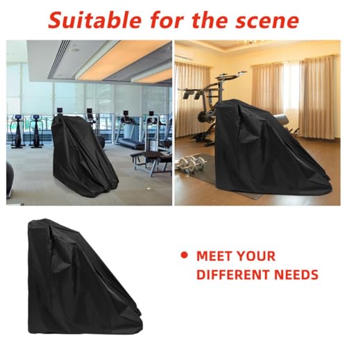 Funda para cinta de correr negra impermeable y protectora ajustable 3