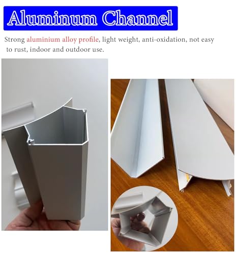 Iluminación LED de moldura de corona perimetral y luz indirecta para techo 3