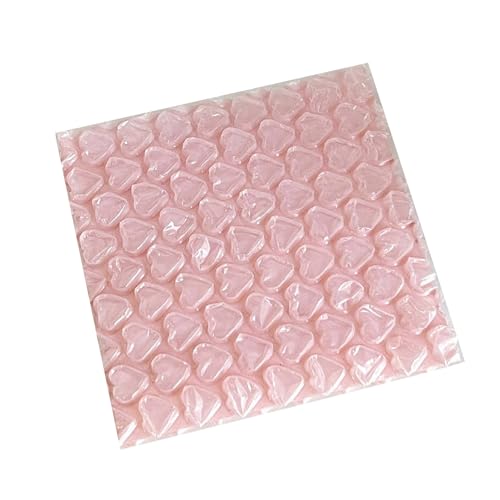 BEIDUOYANG 10 Pcs Small And Wrap Bubble Pouches Love Heart Plastic Thicken Bubble Bags Shockproof And Waterproof Bags Shockproof Bubble Bags, Pink
