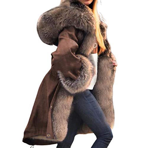 SalmophC Chaqueta de Piel sintética Cover