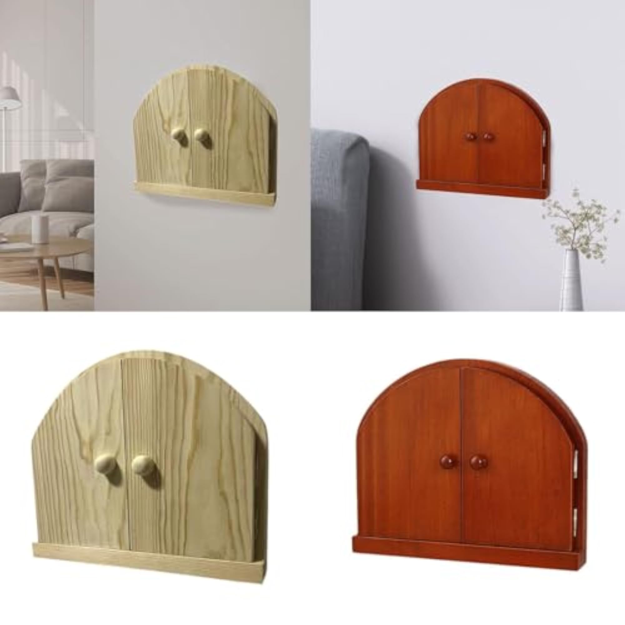 Wood Door Outlet Cover Easy Installation