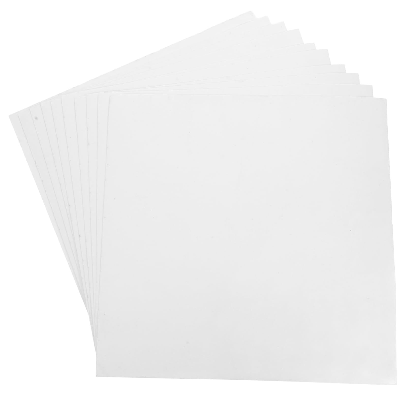 Gatuida Papel Absorbente de Alto Rendimiento para Laboratorios y Filtración de Aceite, Papel de Filtro Blanco de 30x30 Cm, 10 Hojas para Uso Industrial y Doméstico