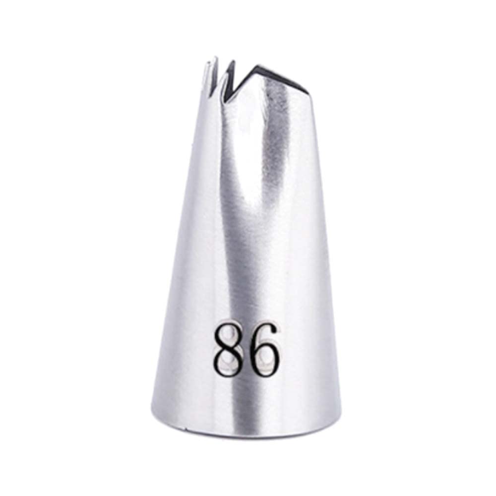 Reland Sun 1pc 304 Stainless Steel Piping Tip Cake Piping Rose Snow Top Cream Cake Topping Cookie Baking Tool (86)