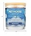 One Fur All Pet House Candle Plant-Based/Soy - Clean Burning Scented, Long Lasting Pet Odor Candle for Home - Moonlight