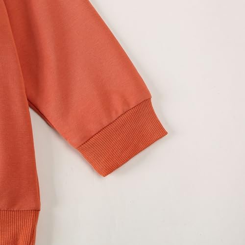 Image of FYBITBO Halloween Outfits For Toddler Girls Baby Kids Boo Sweatshirt Long Sleeve Shirt Tutu Skirt Dress Fall Clothes Sets