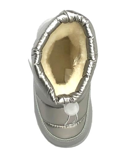 Image of REDVOLUTION Kids Boots Toddler Girls Cute Butterfly Bow | PomPom PU leather Boot (Toddler /Small Kid)