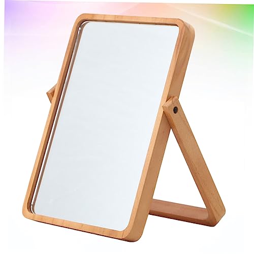 Espejo de maquillaje de mesa FOMIYES estilo vintage miniatura 6