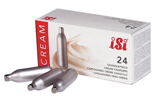 Preisvergleich Produktbild iSi N2O Cream Chargers, 24 Packungen Größe: 24 Stück
