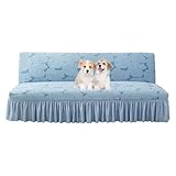 Tissu de qualité supérieure en mélange polyester-élasthanne : Confectionnée en polyester-élasthanne de haute qualité, cette housse de canapé sans accoudoirs est ultra-douce, respirante et durable pour un confort quotidien.