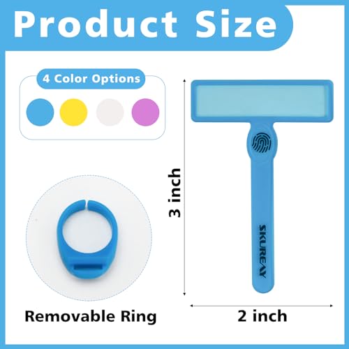 image for Skureay 12 PCS Guided Reading Strips, Dyslexia Tools for Kids, Colorfu