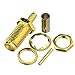 Eightwood 10pcs SMA Female Bulkhead Crimp Connector Gold-Plated for RG316 RG174 Cable