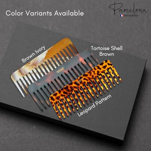 Peine profesional Parcelona Tortoise Shell marrón 6.25 in miniatura 3