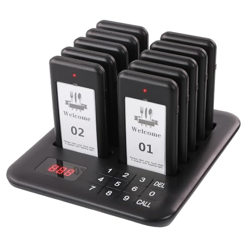 10 Pagers, Single Beeper for Restaurant Pager System Replacement, Additional Pagers for ASIN : B0D44YXB6T - Thumbnail 4