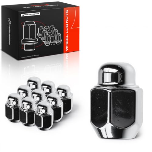 Image of A-Premium Front or Rear M12-1.50 Wheel Lug Nuts, Set of 10