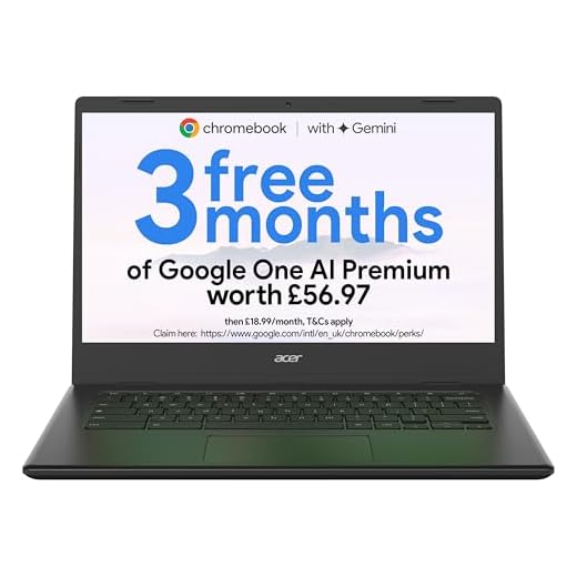 Acer Chromebook 314 CB314E Laptop - Intel Celeron N4500, 4GB, 64GB eMMC, Integrated Graphics, 14" Full HD, Google Chrome OS, Silver
