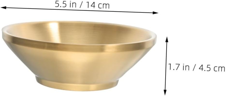 Xmas Stainless Steel Condiment Dishes 14cm for Hot Pot and Gravy