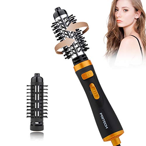 Brosse sèche-cheveux, double, rotative, 900 W