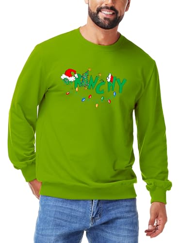 Mens Ugly Christmas Sweatshirt Funny Xmas Pullover Festival Party Long Sleeve Tshirts 4 Mens Ugly Christmas Sweatshirt Funny Xmas Pullover Festival Party Long Sleeve Tshirts