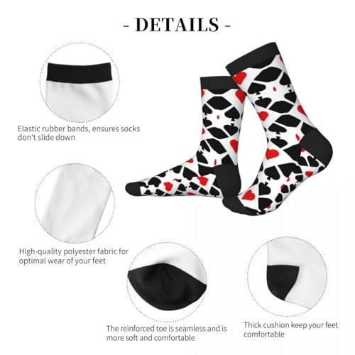 Image of Men Women Casual Cool Cute Crazy Funny Athletic Sport Novelty Graphic Crew Socks