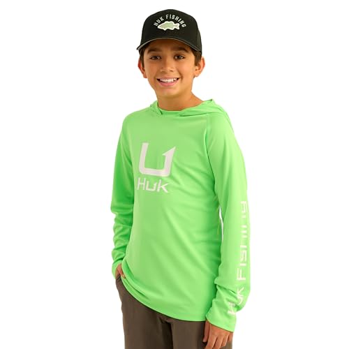 Sweat à capuche enfant HUK Icon contre les coups de soleil et la chaleur