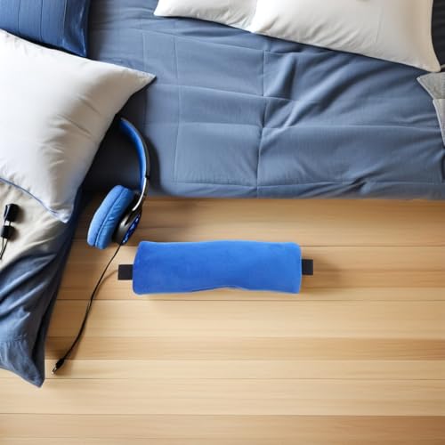 Set 2 Almohadas para Cabeza Ajustables Tela Azul miniatura 7