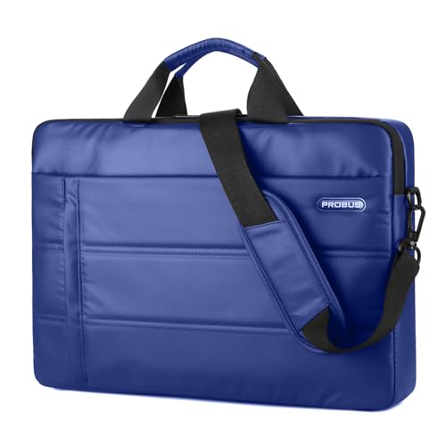 Probus Traveller Business Laptop Sleeve Sling Bag with Shoulder Strap for 13.3/15.6 inch Laptop (Blue, 15.6 Inch)