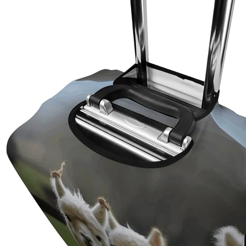 Alpaca Family Luggage Cover, Washable Elastic Suitcase Cover Protector Fit 18-32 Inch Luggage 5