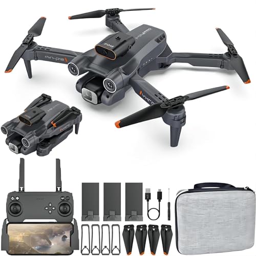 Amazon.co.jp: P12 ドローン カメラ付き 4K HD ESCデュアルカメラ 小型