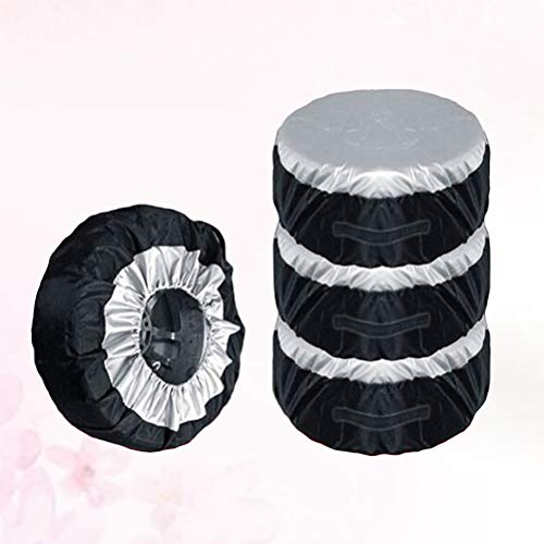 VOSAREA Reifentaschen Set 25 Zoll 4 Stück Auto Reifentasche, Staubdichte wasserdicht Reifenabdeckung für sauberen Transport Aufbewahrung, 65 cm