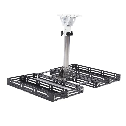 Support de toit satellite inclinaison réglable et fixation sans perçage pour antenne rectangulaire - 5