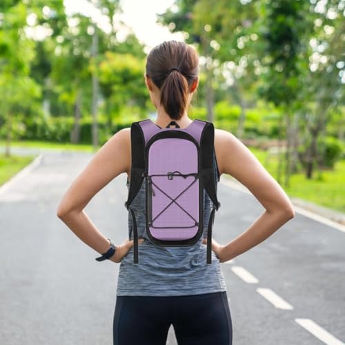 Mochila de Hidratación Ligera Morada 2L para Senderismo miniatura 2