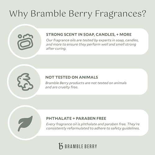 Bramble Berry Sugar Plum Fairy Fragrance Oil 2 oz | Sweet Fruity Holiday Scent for Soap Making, Candles, Lotion, Bath Bombs & Perfume | Skin Safe, Vegan, Paraben & Phthalate Free Detail