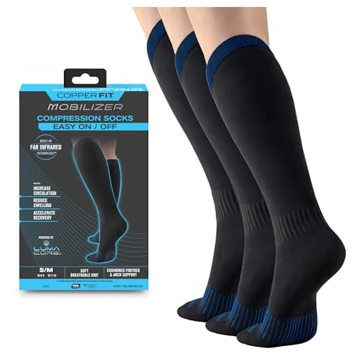 Copper Fit Mobilizer Compression Socks for Recovery