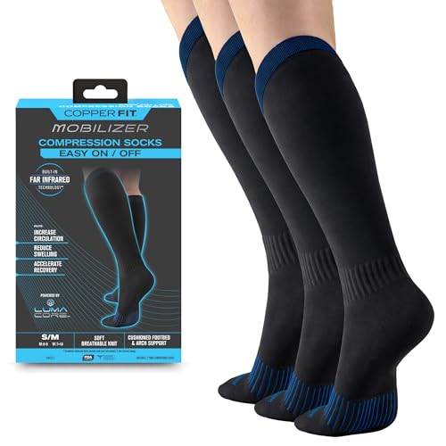 Copper Fit Mobilizer Compression Socks Easy On...