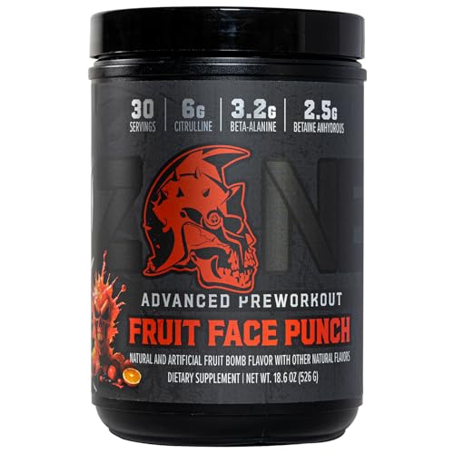 Image of Zone Pre-Workout Powder, Fruit Punch, 30 Servings