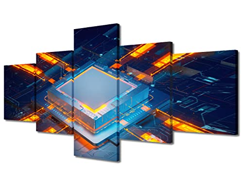 TUMOVO �I�t�B�X�E�H�[���f�R AI �T�[�L�b�g�{�[�h�v�����g �E�H�[���A�[�g CPU��GPU �R���Z�v�g �L�����o�X�G�� �Ǒ����p 5�s�[�X �L�����o�X �E�H�[���A�[�g �L�����o�X�A�[�g���[�N �E�H�[���f�R �Ǌ|�������A50�C���`x60�C���`