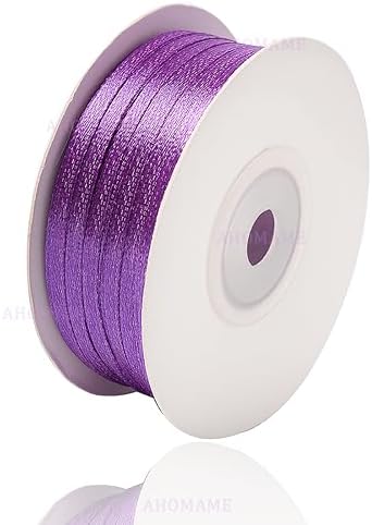 Rose Gold Satin Ribbon 25mm, 23 Meters Solid Colors Fabric Ribbon for Crafting, Gift Wrapping, Balloons, DIY Sewing Project, Hair Bows and Cake Decoration