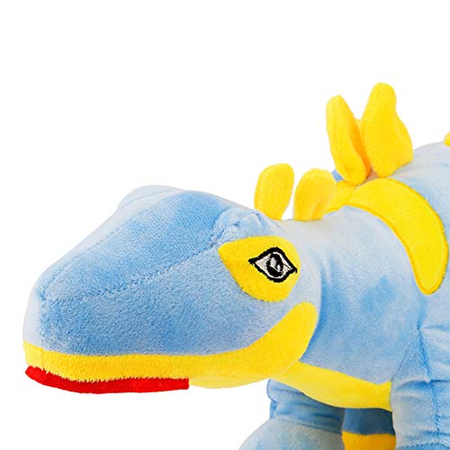 Image of Dinosaur Soft Toy (53CM) Cartoon Blue Plush Stuffed Animal| Baby Plush Toy Stuff Toy| Cute Cuddly Dino Teddy for Kids and Babies | Huggable Soft Toy Birthday Gift for Boys and Girls Kids