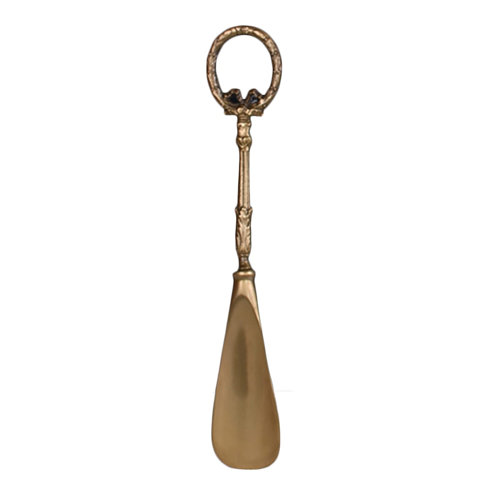 Calzador de Metal - Calzador de Mango Largo para Personas Mayores - Calzador de Mango Largo Calzador de bajo para Hombres, Mujeres y niños, A (A)