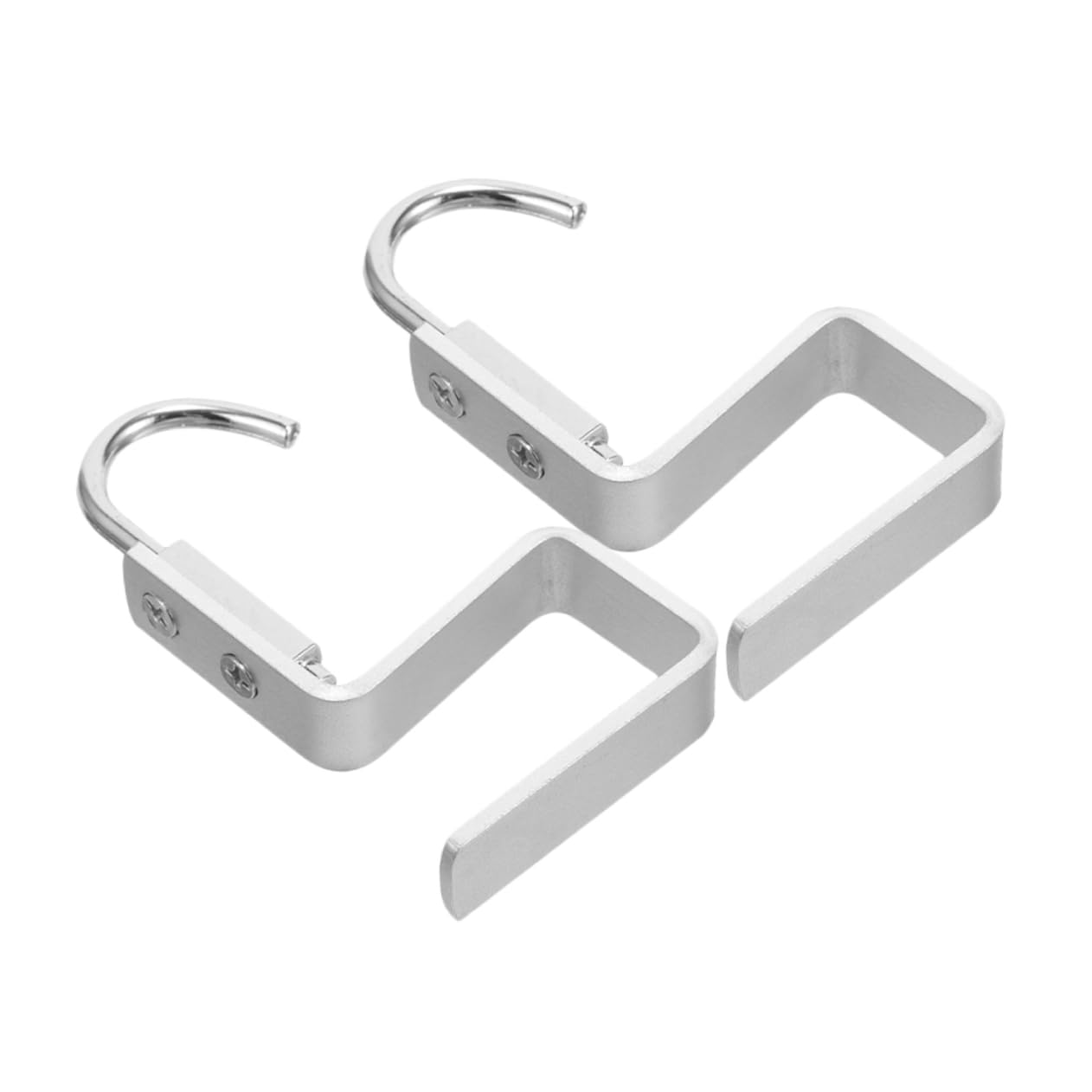Garneck Desk Headphone Hook Bag Holder Aluminum Alloy Hook Student Purse Table Hanger Bag Hanger for Desk
