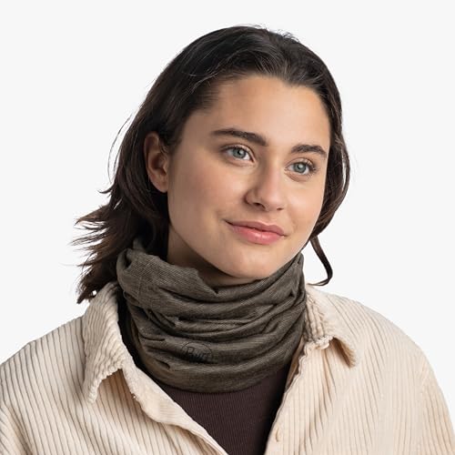 Image of Buff Lightweight Merino Wool Neck Gaiter, 100% Ethically Sourced Wool,Versatile, Temperature Regulating Face Mask