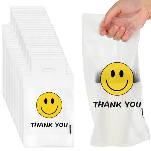 Whaline 1000 Thank You Drink Bags, 11x6.3 Inch