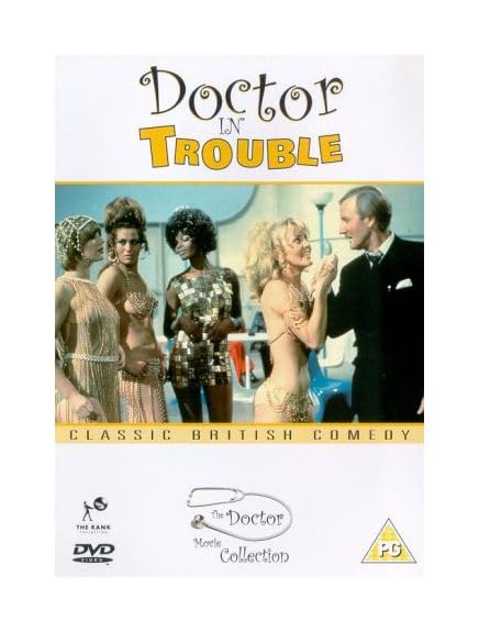 Doctor In Trouble DVD edición original de Reino Unido con estuche rígido