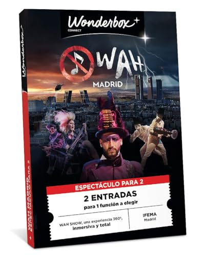 WONDERBOX Connect - Caja Regalo - WAH - 2 entradas para 1 función a Elegir - Válido para Todas Las Funciones - Musical - Válido Durante 27 Meses