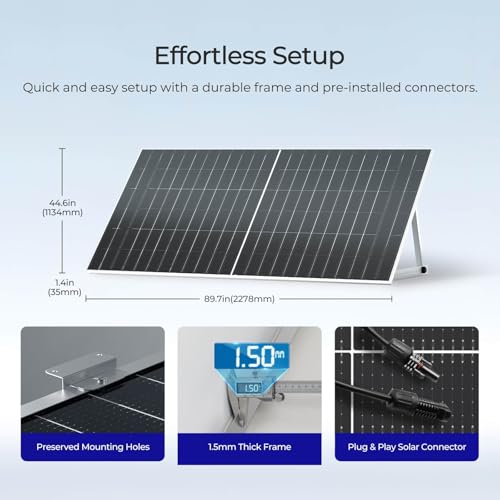 Renogy Bifacial Solar Panel 2PCS 590 Watt N-Type 16BB, 25% High Efficiency - image 8