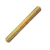 Brass Fully Threaded Rod, Meets DIN 975, M8-1.25 Thread Size, 1 m Length, Right Hand Threads