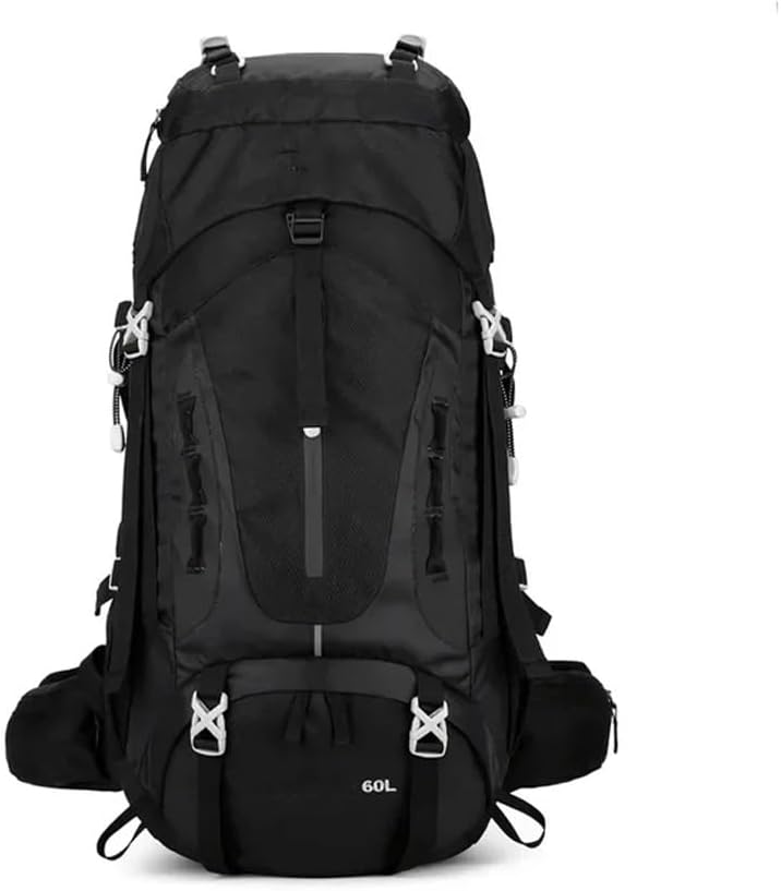 60L Camping Backpack Travel Bag Climbing Rucksack Hiking Storage Pack Outdoor Mountaineering Sports Shoulder Bags