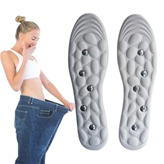 pclapora Solette Per Dimagrire, Solette Gel Magnetiche Uomo E Donna, Plantare Ortopedico, Plantari Ortopedici, Sollievo Per Piedi Doloranti Con Inserti Magnetici Per Digitopressione Sani