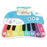 Baby Piano Keyboard Toy for Toddlers, Touch Sensor Toddler Piano for Toddlers 1-3 Baby Musical Toy w/ 3 Modes, 12 melodies, Letter Key A-G, Music Cards, Birthday Christmas for 1-4 Year Old