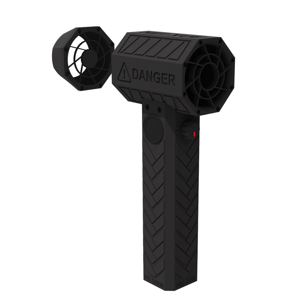 Fan XL 64 canali ventilatore violento 140000RPM 1500g spinta regolazione continua velocità tipo-C ventilatore industriale asciugatrice auto